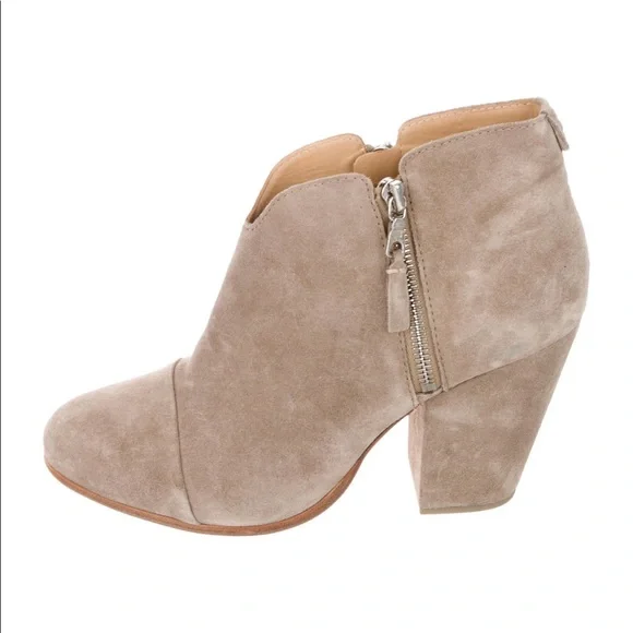 RAG $ BONE SUEDE ROUND - TOES BOOTS - Picture 2 of 5